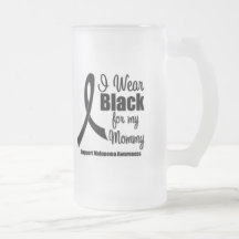 Melanoma I Wear Black For My Mommy Coffee Mugs