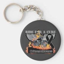 Melanoma Ride For a Cure Keychains