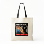 Melanoma Rosie Riveter - Fight Like a Girl bags