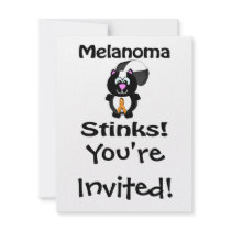 Melanoma Stinks Skunk Awareness Design Announcement