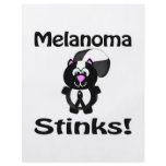 Melanoma Stinks Skunk Black Awareness Design flyers
