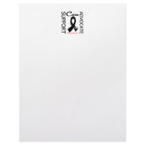 Melanoma Support Advocate Cure Customized Letterhead