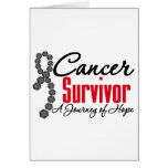 Melanoma Survivor Awareness Journey Ribbon Card