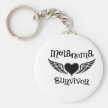 Melanoma Survivor Key Chain