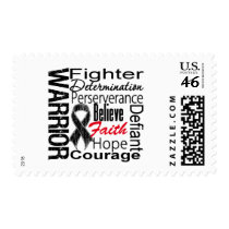 Melanoma Warrior Collage Stamp