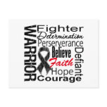 Melanoma Warrior Collage Postcards