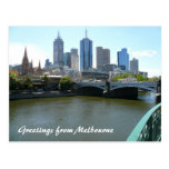 melb city postcard