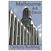 Melbourne Art Deco - Century Building t-shirts