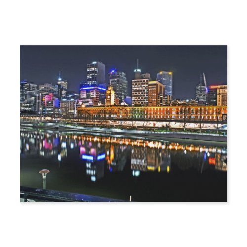 Melbourne in HDR 1 postcard