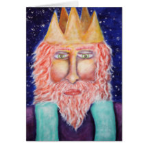"Melchior" Three Kings Christmas Art Greeting Cards