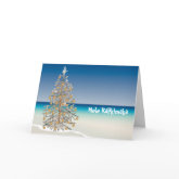 Mele Kalikimaka Hawaiian Christmas Greeting Card card