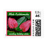 Mele Kalikimaka Hawaiian Christmas stamps
