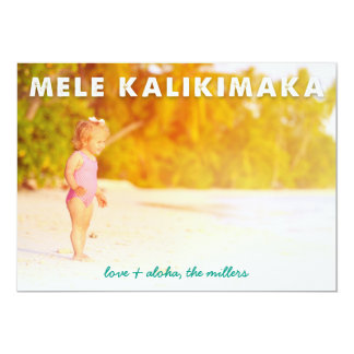 hawaiian kalikimaka mele card holiday tropical cards christmas invitations announcements zazzle