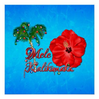 mele kalikimaka poster posters