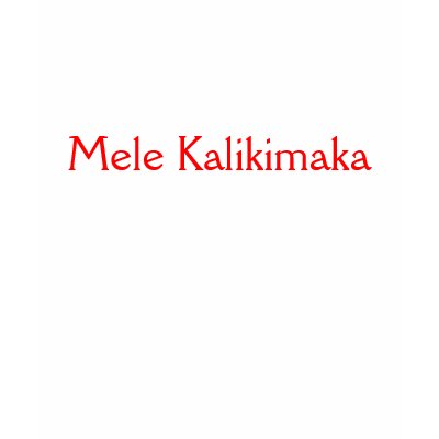 Mele Kalikimaka t-shirts
