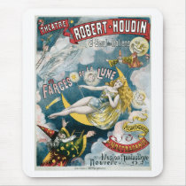 Melies ~ French Magician Vintage Magic Act Mousepad