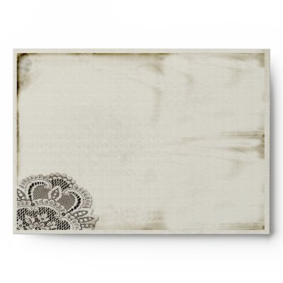 The Vintage Lace wedding collection now has a matching envelope