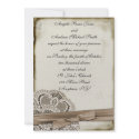 Melinda Vintage Lace Invitation