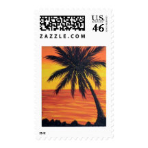 melindas balmy palm postage stamp