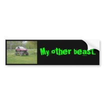melindcar, My other beast. bumper stickers