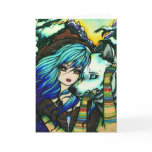 Melissa Vampire Wolf Fantasy Winter Art Card