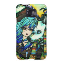 Melissa Winter Wolf Art by Hannah Lynn Samsung Galaxy S Cases