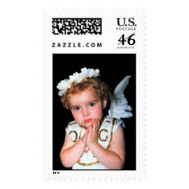 melissa with black background postage
