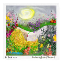 MELISSA'S GARDEN (version one) posters