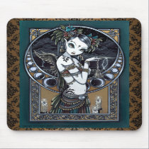 "Melita" Goth Tribal Fusion Dancer Angel Mousepad mousepads