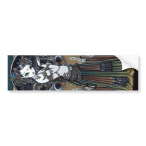 "Melita" Goth Tribal Fusion Dancer Angel Sticker Bumper Stickers
