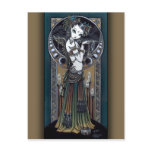 "Melita" Goth Tribal Fusion Storm Angel Postcard "Melita" Goth Tribal Fusion Storm Angel Postcard