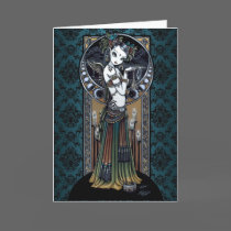 "Melita" Gothic Tribal Fusion Dancer Art Card