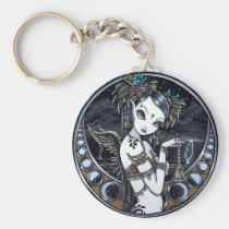 tribal, fusion, keychains, myka, jelina, belly, dancer, angel, thunder, storm, lightning, city, scape, candels, singing, bowl, dance, gothic, henna, tattoo, fairy, jewerly, goddess, faery, fae, faerie, fairies, fantasy, melita, art, middle eastern, Keychain with custom graphic design