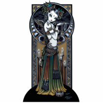 "Melita" Gothic Tribal Fusion Dancer Art photo sculptures