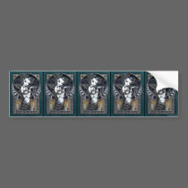 "Melita" Gothic Tribal Fusion Dancer Sticker Set bumper stickers