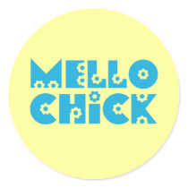 Mello Chick stickers