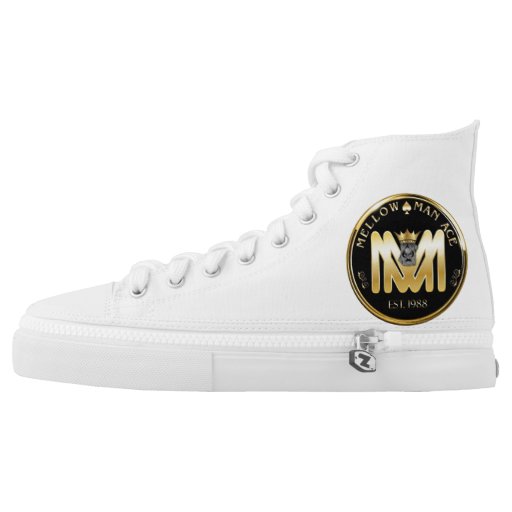 mellow man ace white hi top sneaker zazzle sneaker christmas ornaments