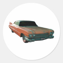 Melocotón 1959 de Cadillac Etiqueta