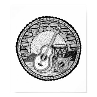 Melodic Enchantment Poster print