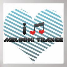 Melodic Trance fan Print