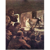 Melodrama By Daumier Honoré Acrylic Cut Out