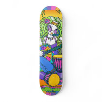 "Melody" Rainbow Guitar Fairy Skate Board Deck skateboards