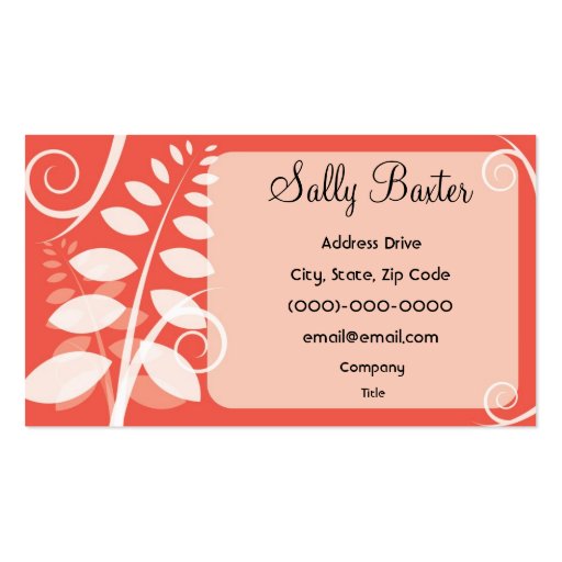 Melon Leaf Business Card Templates