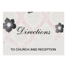 melon pink cream taupe damask pattern business card