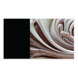 melted chocolate swirl business cards