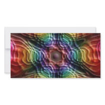 MELTED PLASTIC PERSONALIZED PHOTO CARD