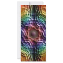 MELTED PLASTIC RACK CARD DESIGN