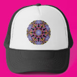 Melted Purple Fractal Trucker Hats