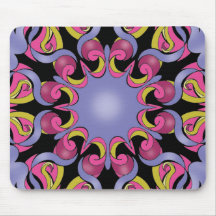 Melted Purple Fractal Mousepads