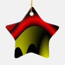 Melted Red Christmas Ornaments